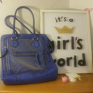 Aldo blue tote bag